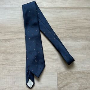 navy Dior tie